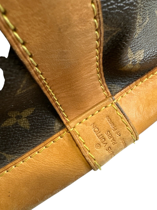 Louis Vuitton Brown Print Coated Canvas Monogram Vintage Duffle Weekender Bag Brown Print / XL