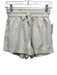Frame Size S Cream Cotton Elastic Drawstring Waist Zipper Pockets Shorts Cream / S
