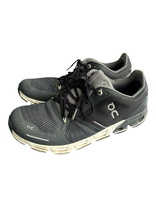 On Cloud Shoe Size 8.5 Dark Gray Knit Lace Up Logo Cloudtec Shoes Dark Gray / 8.5