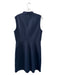 Tibi Size 8 Navy Rayon Blend Sleeveless Keyhole Front Dress Navy / 8