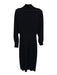& Other Stories Size Medium Black Wool Long Sleeve Turtle Neck Maxi Dress Black / Medium