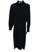 & Other Stories Size Medium Black Wool Long Sleeve Turtle Neck Maxi Dress Black / Medium