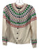 Boden Size Small Cream & Multi Polyamide Blend Long Sleeve Fruit Knit Sweater Cream & Multi / Small