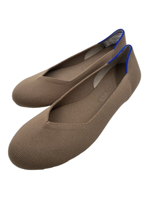 Rothy's Shoe Size 8.5 Taupe Recycled Material Ballet Flat Knit Shoes Taupe / 8.5