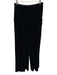 Eva Franco Size 6 Black High Rise Pockets Velvet Wide Leg Pants Black / 6