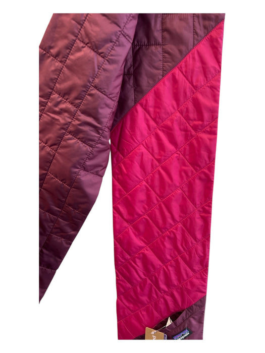 Patagonia Purple & Magenta Recycled Polyester Double Sided Brick Quilted scarf Purple & Magenta / One Size