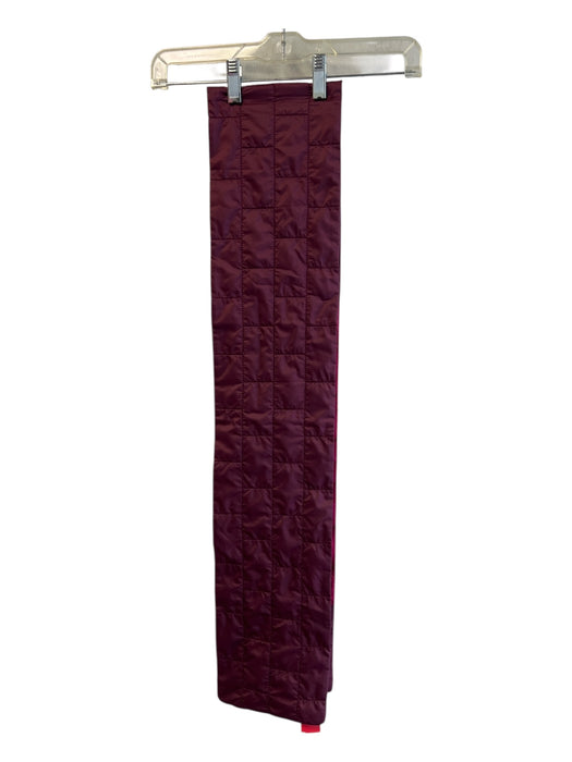 Patagonia Purple & Magenta Recycled Polyester Double Sided Brick Quilted scarf Purple & Magenta / One Size