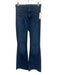 We The Free Size 29 Dark Wash Cotton Blend High Rise Zip Fly Bell Bottom Jeans Dark Wash / 29