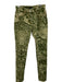 Etro Size 26 Green Cotton Blend Zip & Button Printed Mid Rise Skinny Jeans Green / 26