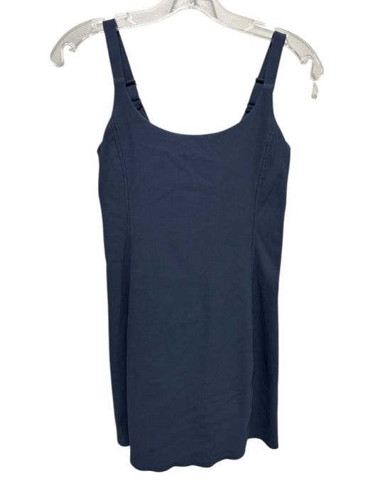 Spanx Size XS Dark Gray Sleeveless Ribbed Shelf Bra Shorts Dress Dark Gray / XS