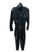 Norma kamali Size XXS Black Polyester Blend Faux Leather Zip & Velcro Jumpsuit Black / XXS