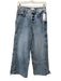 Good American Size 0 Light Wash Cotton Denim High Rise Whiskering 5 Pocket Jeans Light Wash / 0