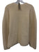 J. Crew Size L Cream & Gold Polyester Blend Knit Gold Button Detail Jacket Cream & Gold / L