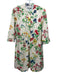Tuckernuck Size XS Yellow & Multi Cotton Blend Floral 3/4 Sleeve Dress Yellow & Multi / XS