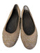 Stuart Weitzman Shoe Size 9 Taupe Suede Grommet Detail Almond Toe Flat Shoes Taupe / 9