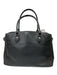 Louis Vuitton Black Leather Epi SHW Top Handle Tote Bag Black / Large