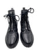 Rag & Bone Shoe Size 37 Black Leather Calf High Top Zip Lace Up Combat Booties Black / 37