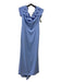 Catherine Regehr Size M Blue Polyester Off Shoulder Short Sleeve Gown Blue / M