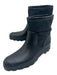 Gucci Shoe Size 38 Black Rubber & Nylon Guccisima Rainboot Calf High Booties Black / 38