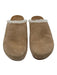 Jenni Kayne Shoe Size 37 Beige, Cream, Brown Suede & Shearling Cork Sole Mules Beige, Cream, Brown / 37