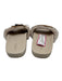 Olukai Shoe Size 7 Tan & cream Leather & Shearling Rubber Sole Slide Sandals Tan & cream / 7