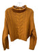 Pilcro Size XS Orange Missing Fabric Cable Knit Sweater Orange / XS