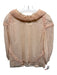 Chanel Pale Pink Cotton Blend Frayed Hem Sheer & Lined Textured Top Pale Pink