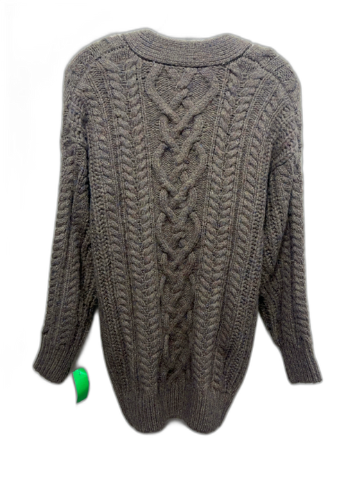 ASTR Size XS Muted Multi Acrylic & Wool Cable Knit Button Front Pockets Coat Muted Multi / XS