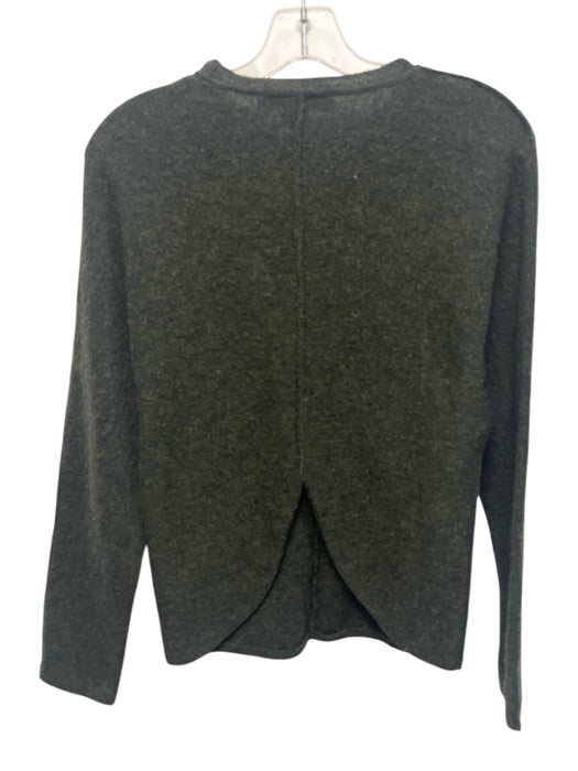 Stella McCartney Size 36 / S Dark Green Wool Blend Front Seam Sweater Dark Green / 36 / S