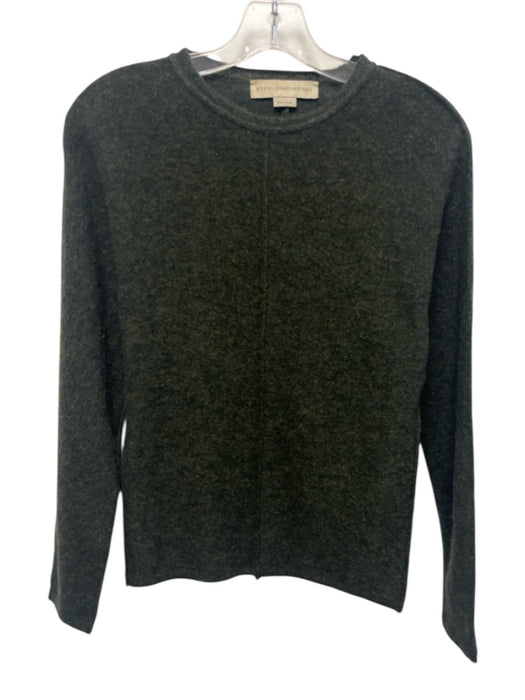 Stella McCartney Size 36 / S Dark Green Wool Blend Front Seam Sweater Dark Green / 36 / S