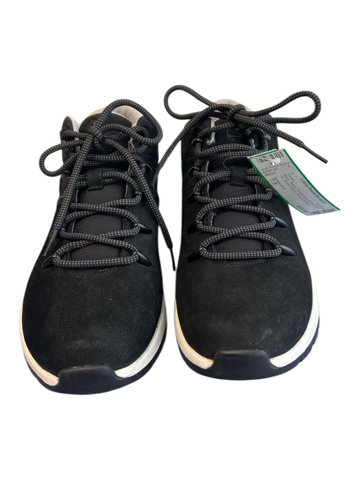 Timberland Shoe Size 7.5 Black Patent Suede Round Toe Lace Up Ankle Height Shoes Black / 7.5