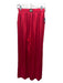 Daily Drills Size S Red Polyester Elastic Waist High Rise Wide Leg Pants Red / S