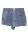 Zara Size M Blue & White Cotton Striped Elastic Waistband Button Front Short Set Blue & White / M