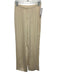 Bloomingdale's Size 6 Cream White Silk Beaded Detail Shoulder Pads Pant Set Cream White / 6
