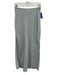 COS Size 6 Light Blue Acetate & Silk Side Zip Side Slits A Line Maxi Skirt Light Blue / 6