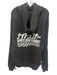 Parc Ferme Size XL Black & White Cotton logo Hoodie Men's Jacket Black & White / XL
