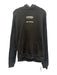 Parc Ferme Size XL Black & White Cotton logo Hoodie Men's Jacket Black & White / XL