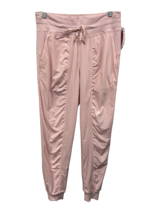 Lululemon Size L/XL Pink Nylon Blend Athletic Elastic Waist Drawstring Pants Pink / L/XL