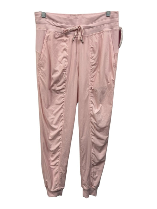 Lululemon Size L/XL Pink Nylon Blend Athletic Elastic Waist Drawstring Pants Pink / L/XL