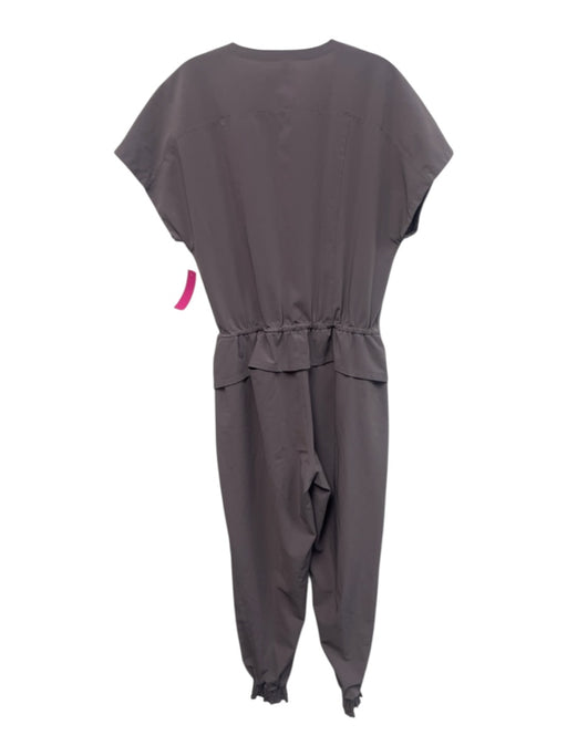 Lululemon Size 8 Gray Nylon Blend Athletic Front Zip Elastic Waist Jumper Gray / 8