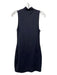 Babaton Size M Black Nylon Lined Mock Neck Sleeveless Body Con Dress Black / M