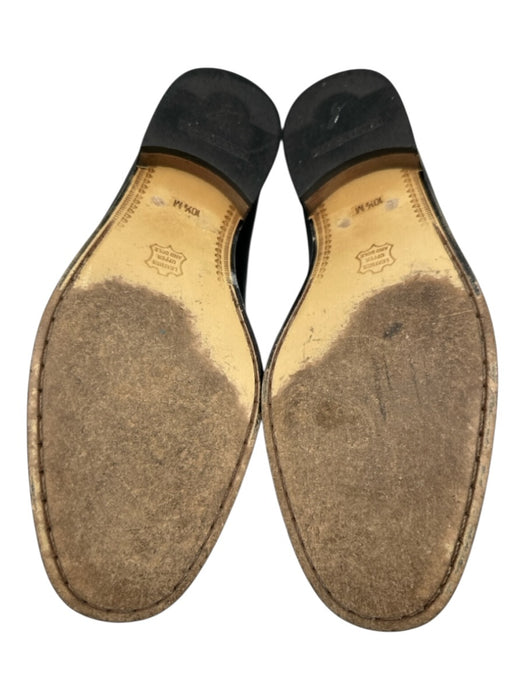 Giorgio Brutini Shoe Size 10.5 AS IS Black & Beige Leather Loafer Men's Shoes Black & Beige / 10.5