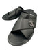 Roberto Cavalli Shoe Size 44 Black Leather Solid Slide Men's Shoes Black / 44