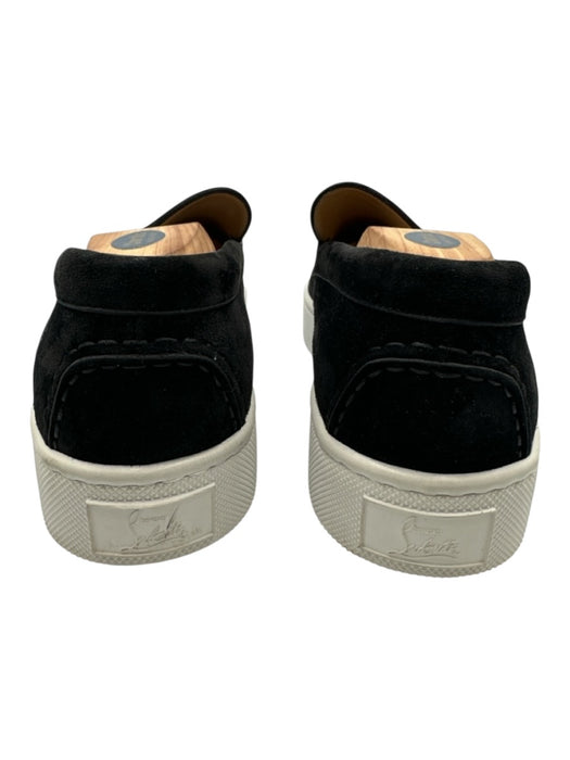 Christian Louboutin Shoe Size 44 AS IS Black & White Suede Men's Shoes Black & White / 44