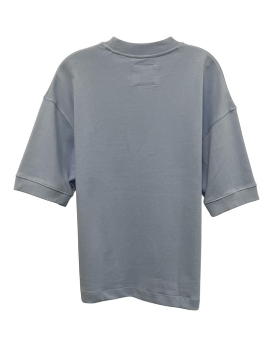 Denim & Flower NWT Size M Light blue Cotton Blend Solid T shirt Short Sleeve Light blue / M