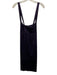 Antonio Melani Size 14 Purple Silk Blend Sleeveless Below Knee Criss Cross Dress Purple / 14