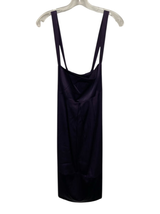 Antonio Melani Size 14 Purple Silk Blend Sleeveless Below Knee Criss Cross Dress Purple / 14