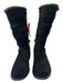 Stuart Weitzman Shoe Size 2 Black Suede Fleece Lined Buckle Detail Boots Black / 2