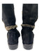 Stuart Weitzman Shoe Size 2 Black Suede Fleece Lined Buckle Detail Boots Black / 2