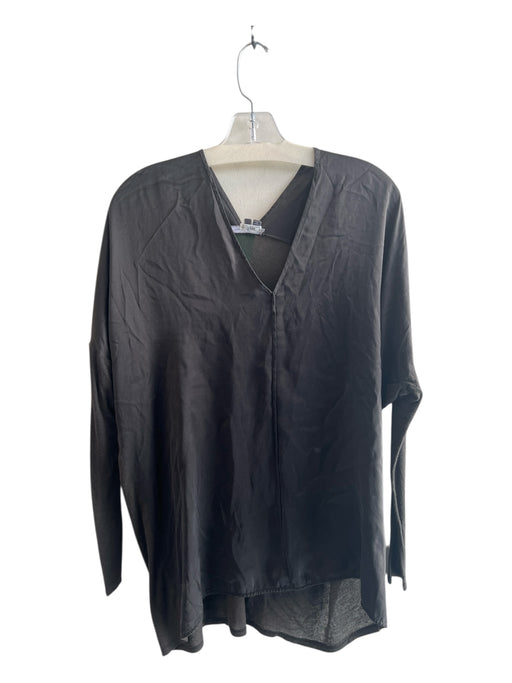 Vince Size Small Slate Gray No Fabric Tag Long Sleeve V Neck Dolman Sleeve Top Slate Gray / Small